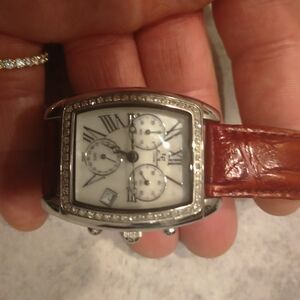 Men's Richard Picard, Diamond Bezel, Chronograph Watch / Stainless Steel